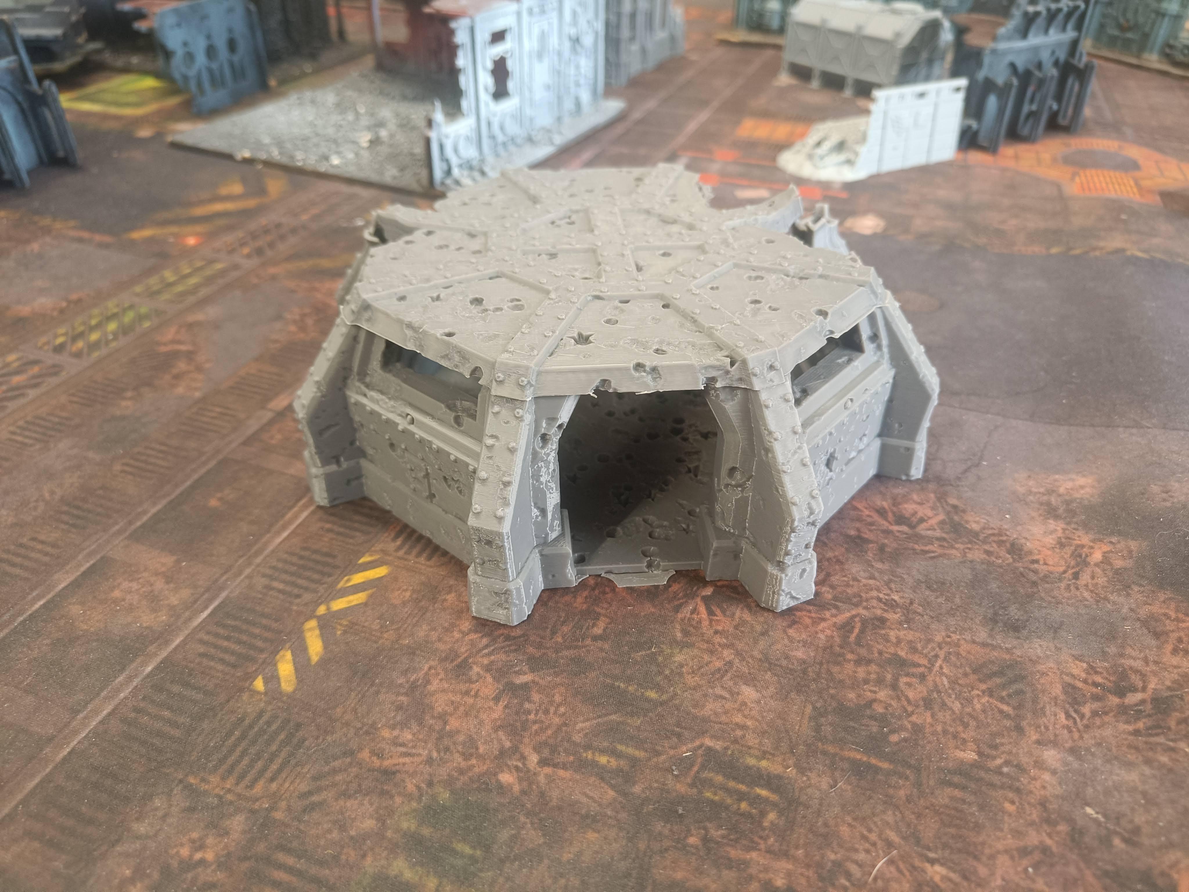 Damaged Bunker Sci-fi, Fantasy or Medieval Scenery thumbnail