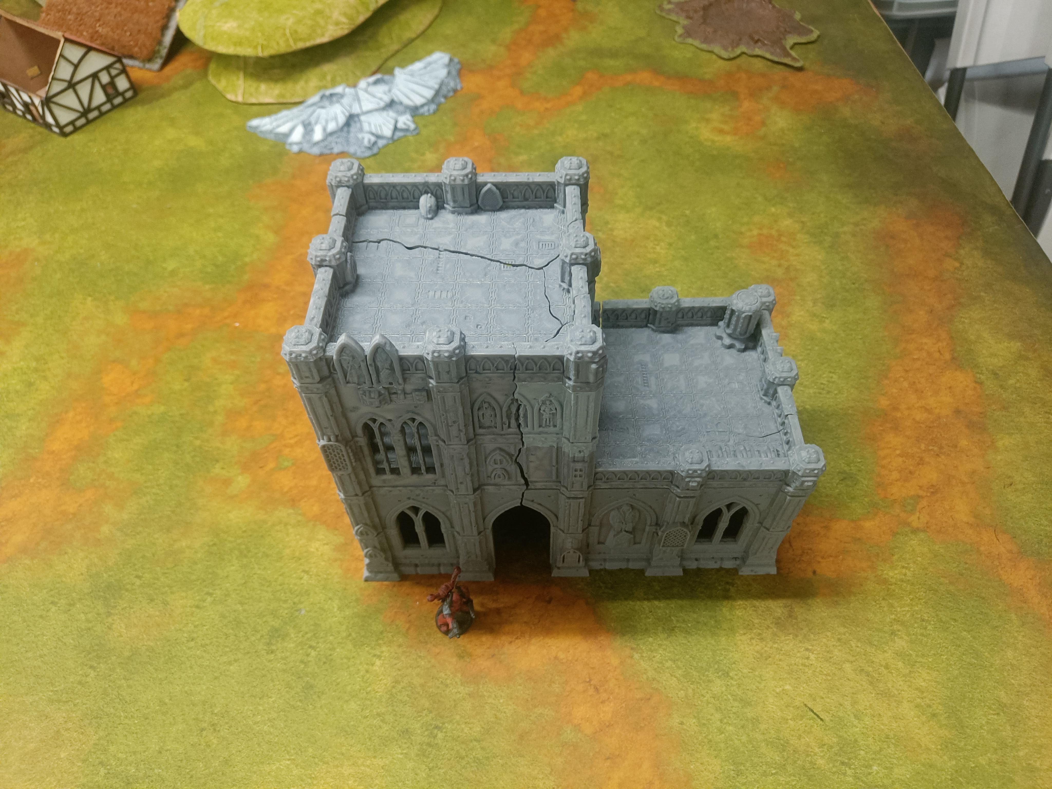 Domina Ferrum Large Sci-Fi Gothic Ruined Building / Small Battlefield - Gifts for Geeks Leicester