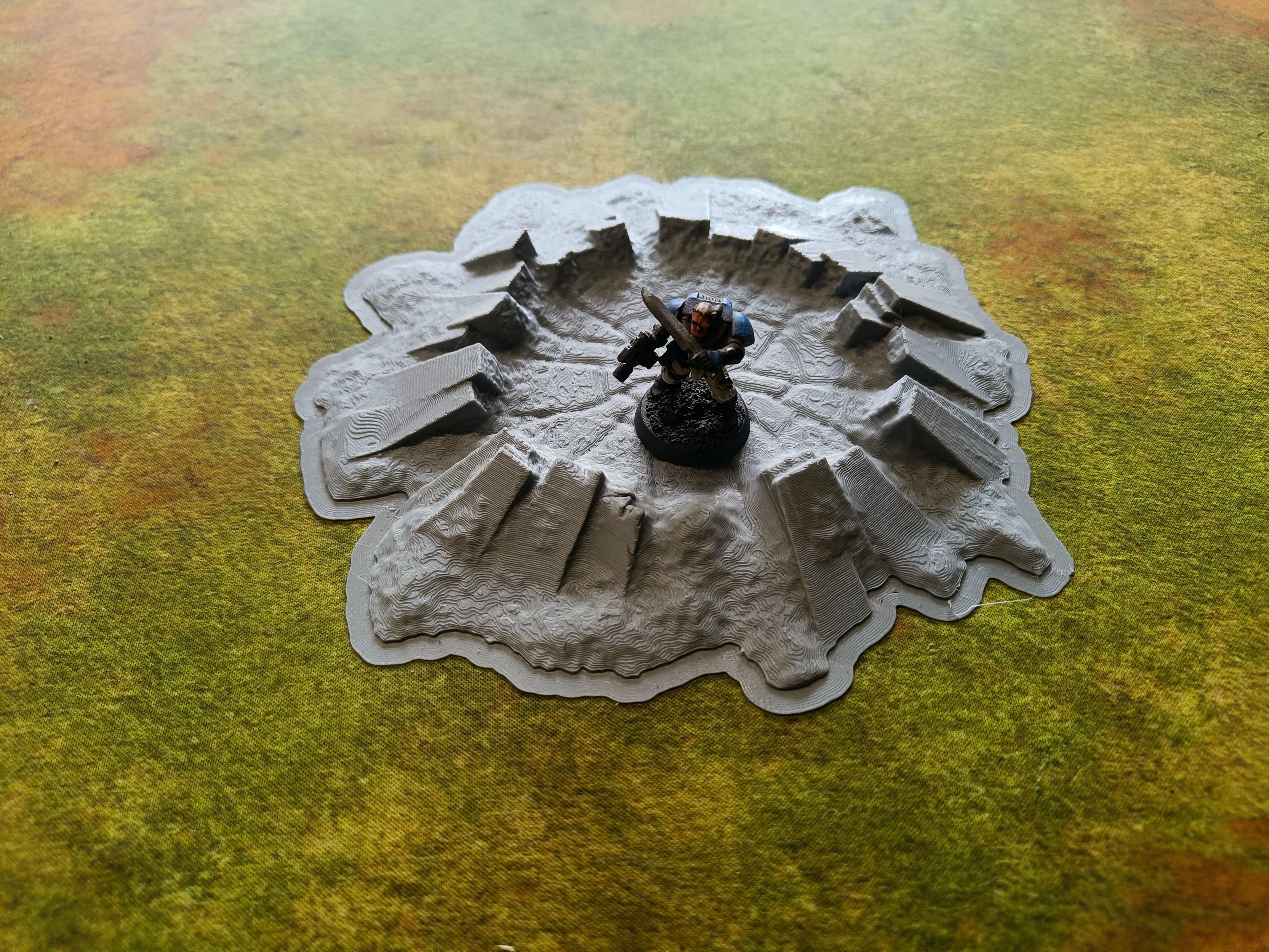 Battlefield Large Craters Fantasy / Sci-fi WW2 - Gifts for Geeks Leicester