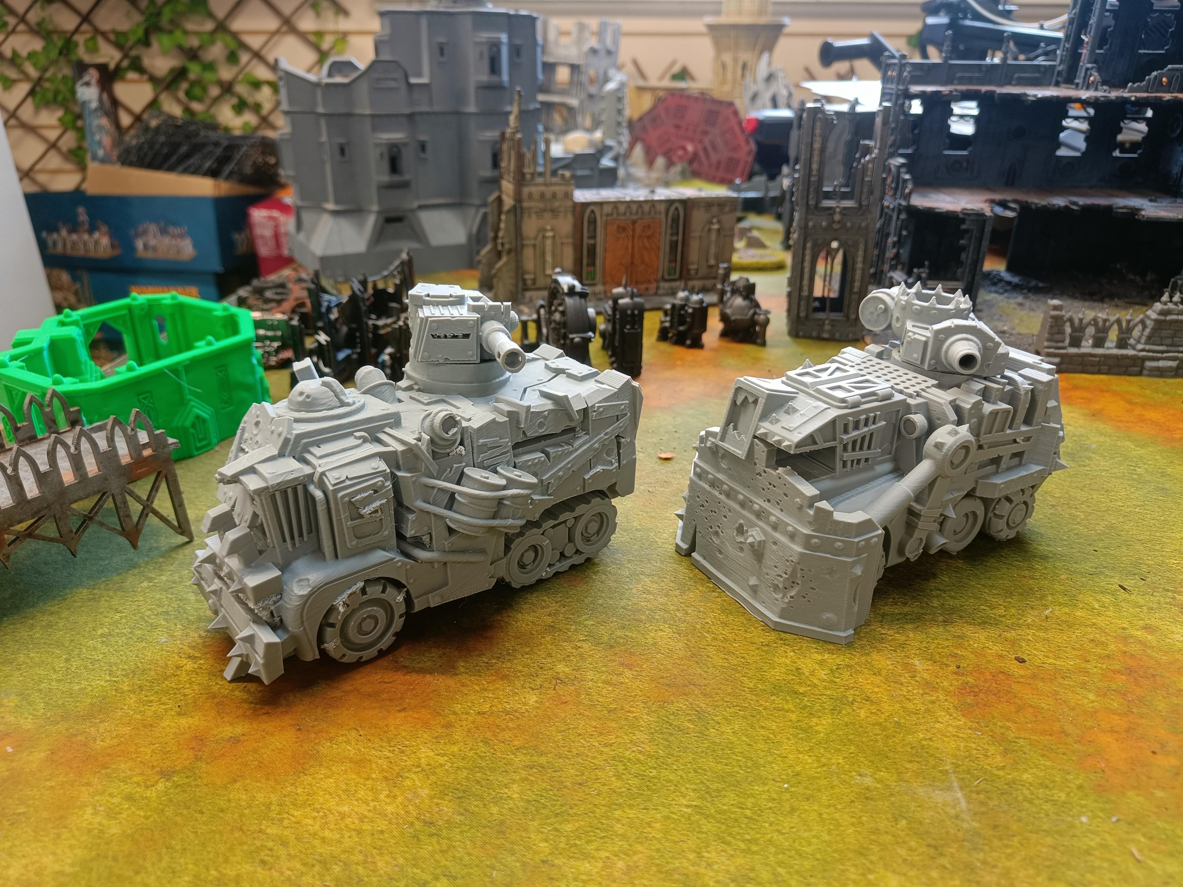 2 x Orc or Dystopian Transport Armoured APC thumbnail