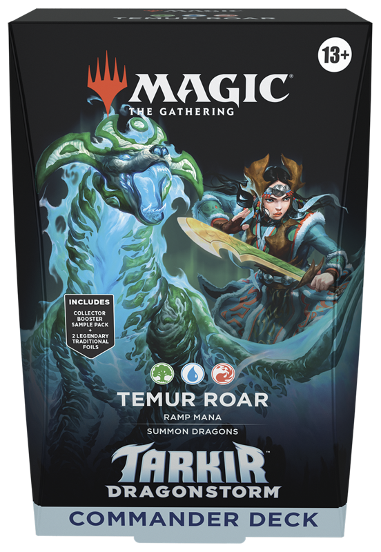 MTG Tarkir Dragonstorm Commander Deck: Temur Roar - Gifts for Geeks Leicester