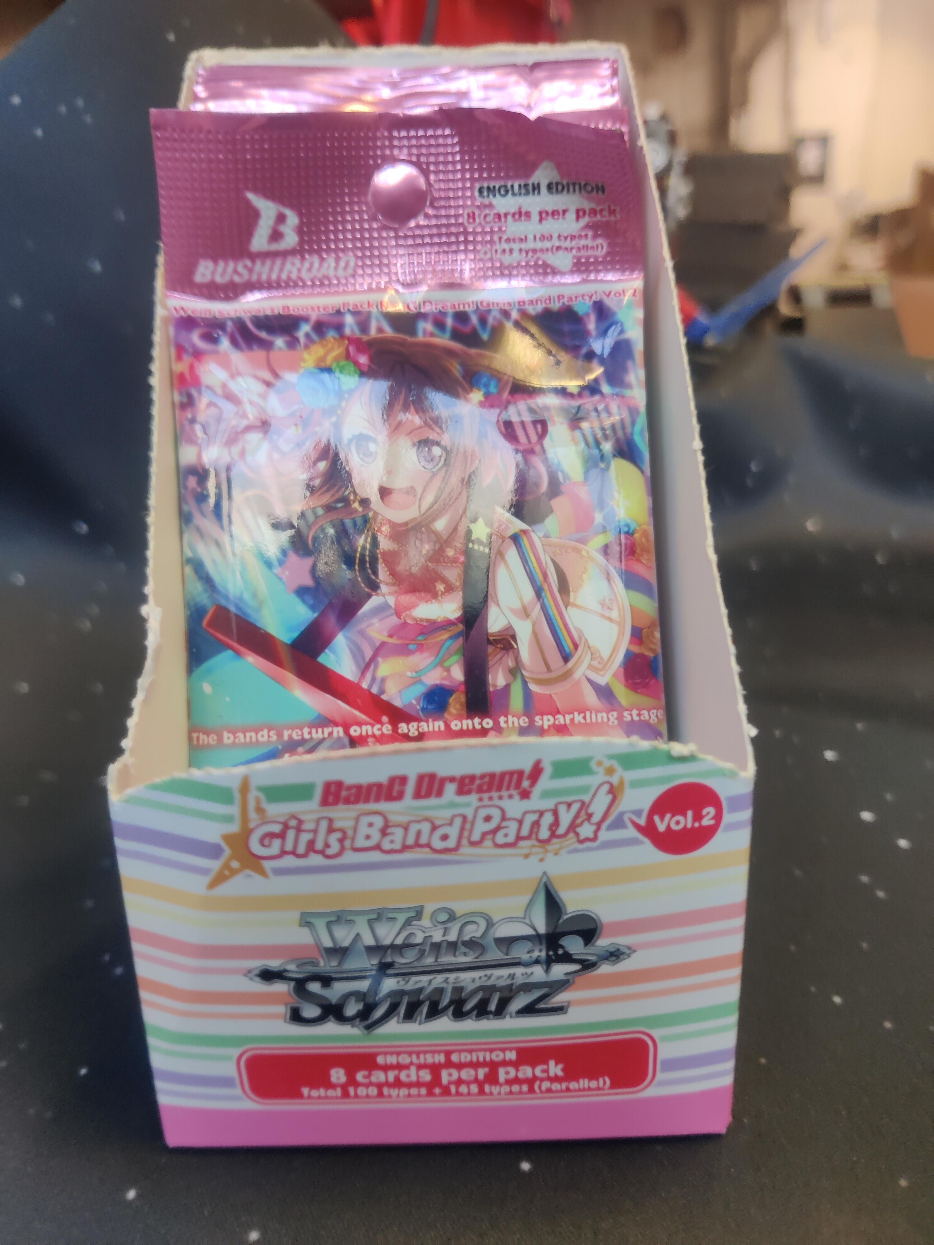 Weiss Schwarz BanG Dream Girl Band Party vol.2 Booster Pack (8 cards) - Gifts for Geeks Leicester