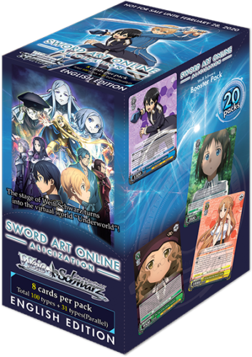 Weiss Schwarz: Sword Art Online: Alicization Booster Box - Gifts for Geeks Leicester