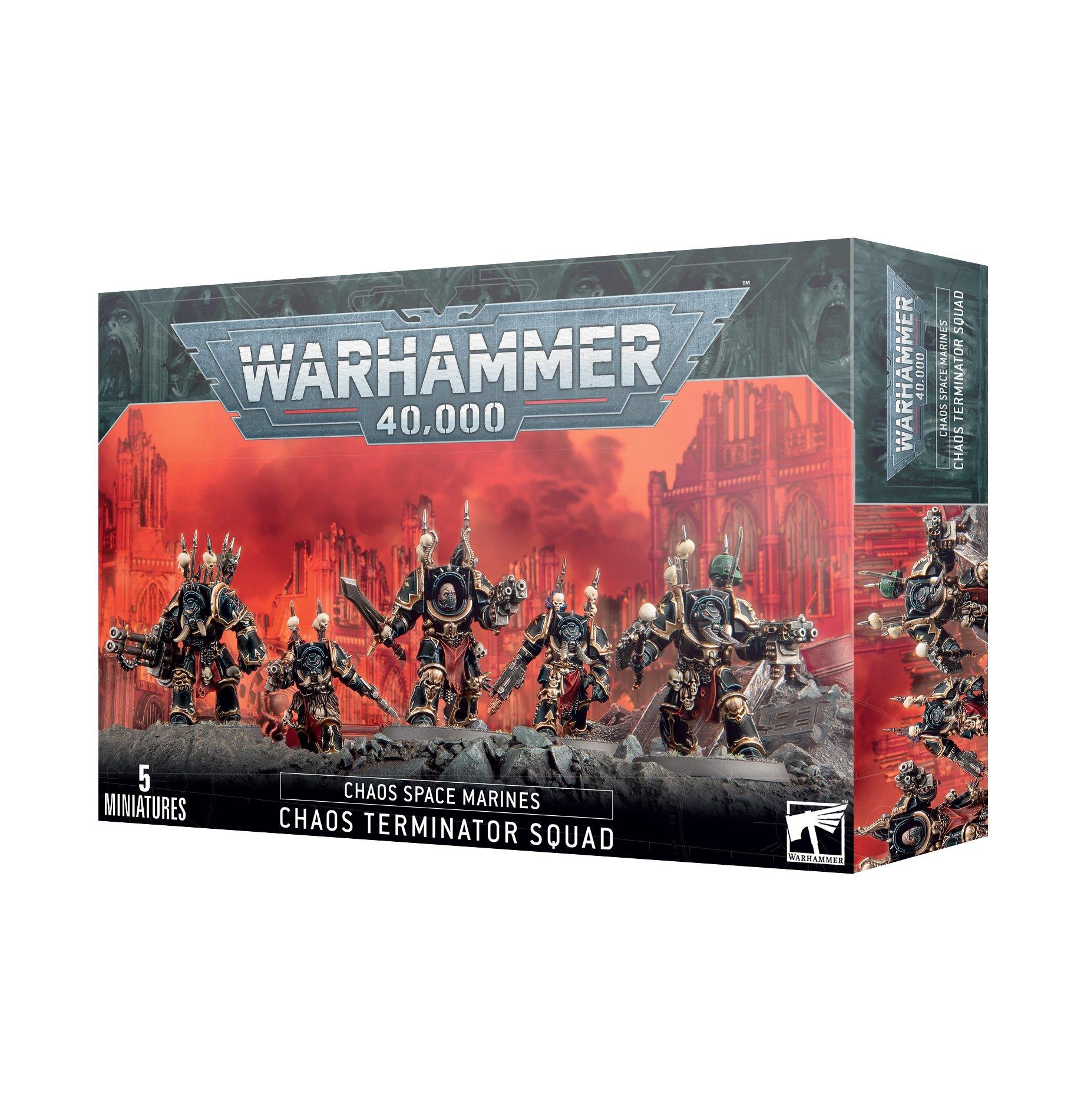 CHAOS SPACE MARINE TERMINATORS - Gifts for Geeks Leicester