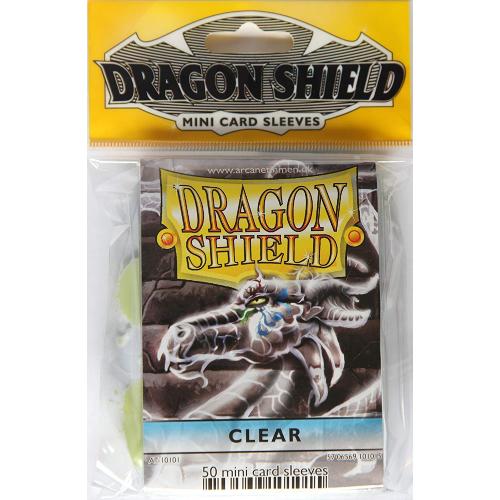 Dragon Shield Mini Clear Sleeves (50) - Gifts for Geeks Leicester