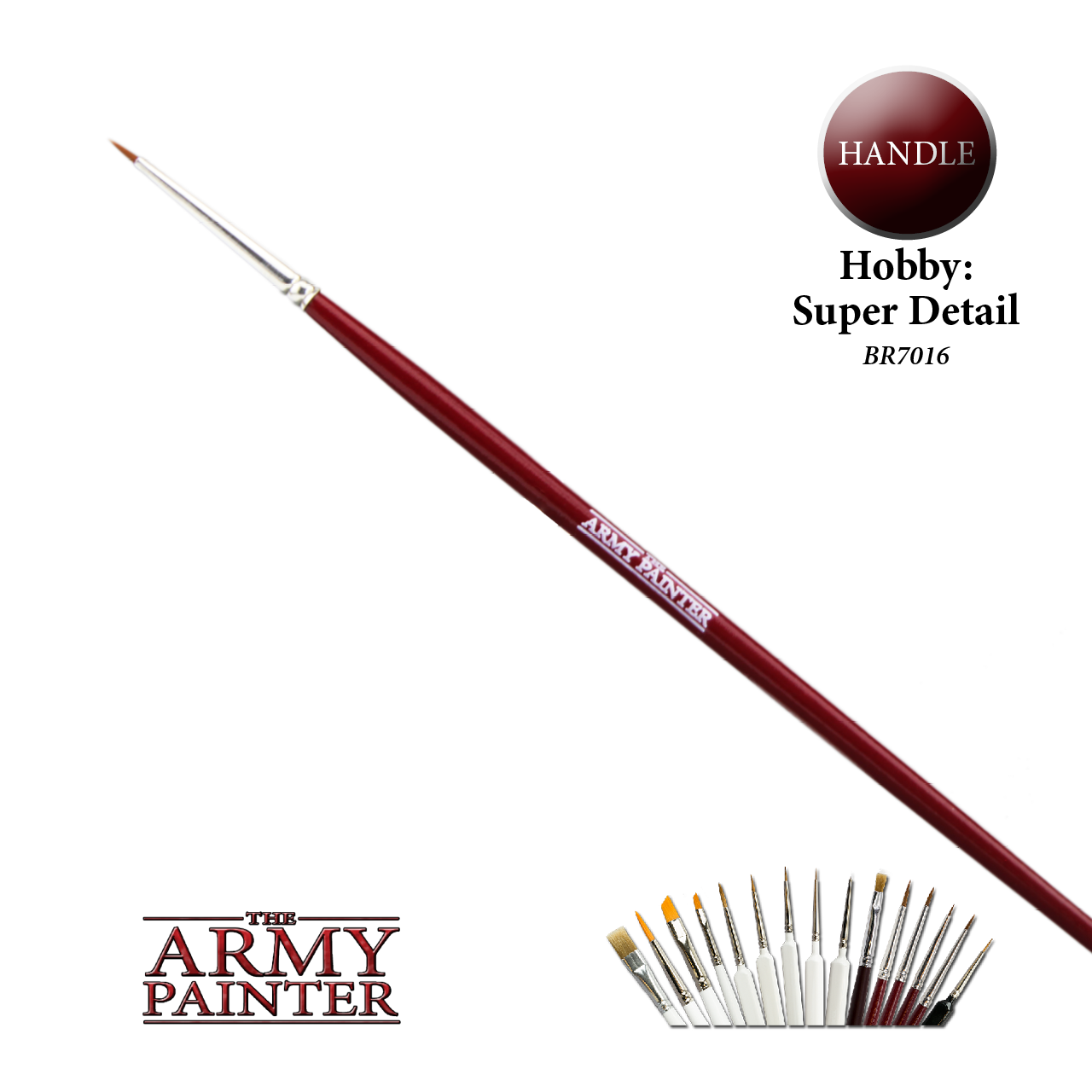 Army Painter: Super Detail Brush (red) - Gifts for Geeks Leicester