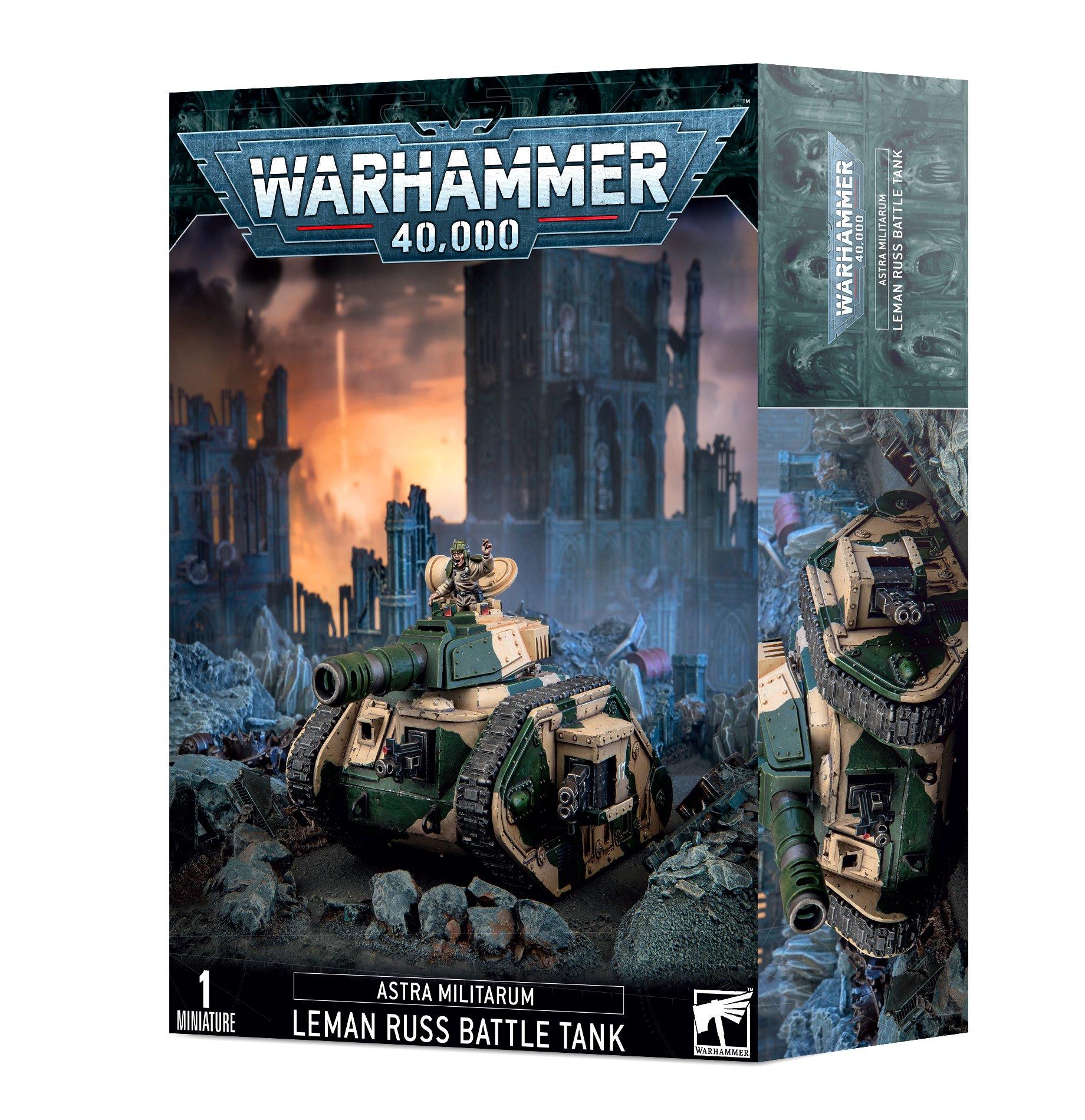 Warhammer 40k Astra Militarum Leman Russ Battle Tank - Gifts for Geeks Leicester