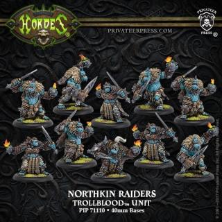 Trollblood Unit Attach Northkin Raiders (10)  inc resin - Gifts for Geeks Leicester
