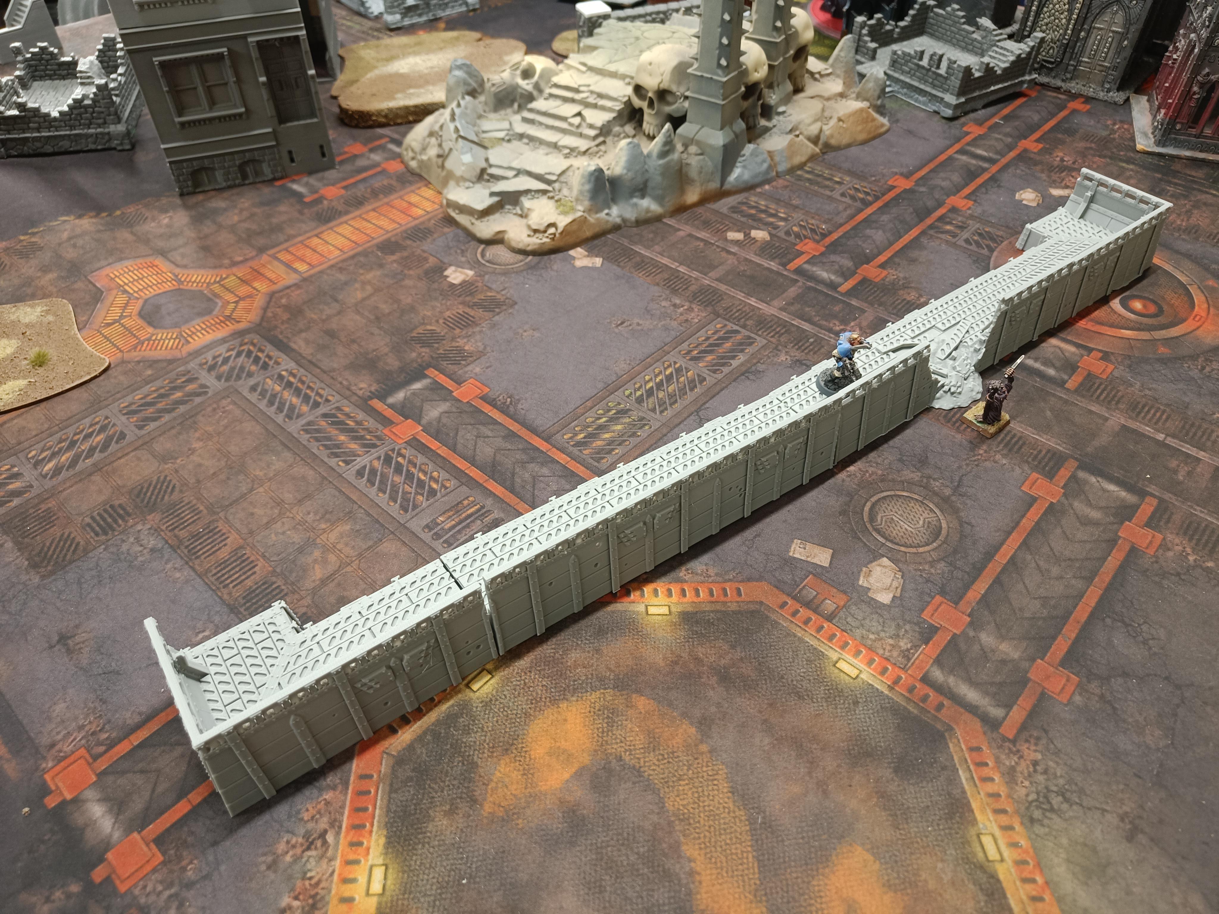 Modular Sci-Fi Barricade / Defence Trenchline - Gifts for Geeks Leicester