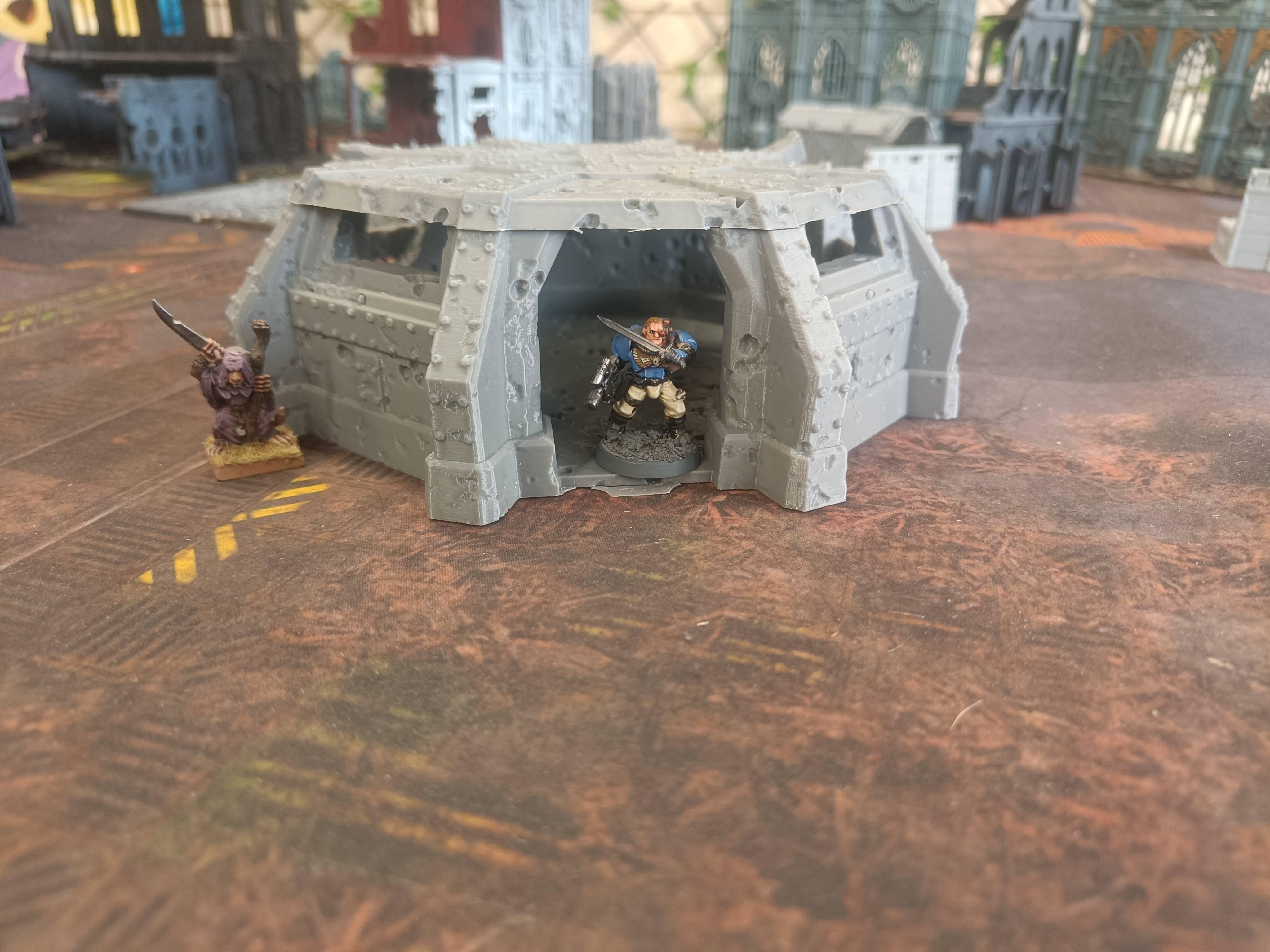 Damaged Bunker Sci-fi, Fantasy or Medieval Scenery thumbnail