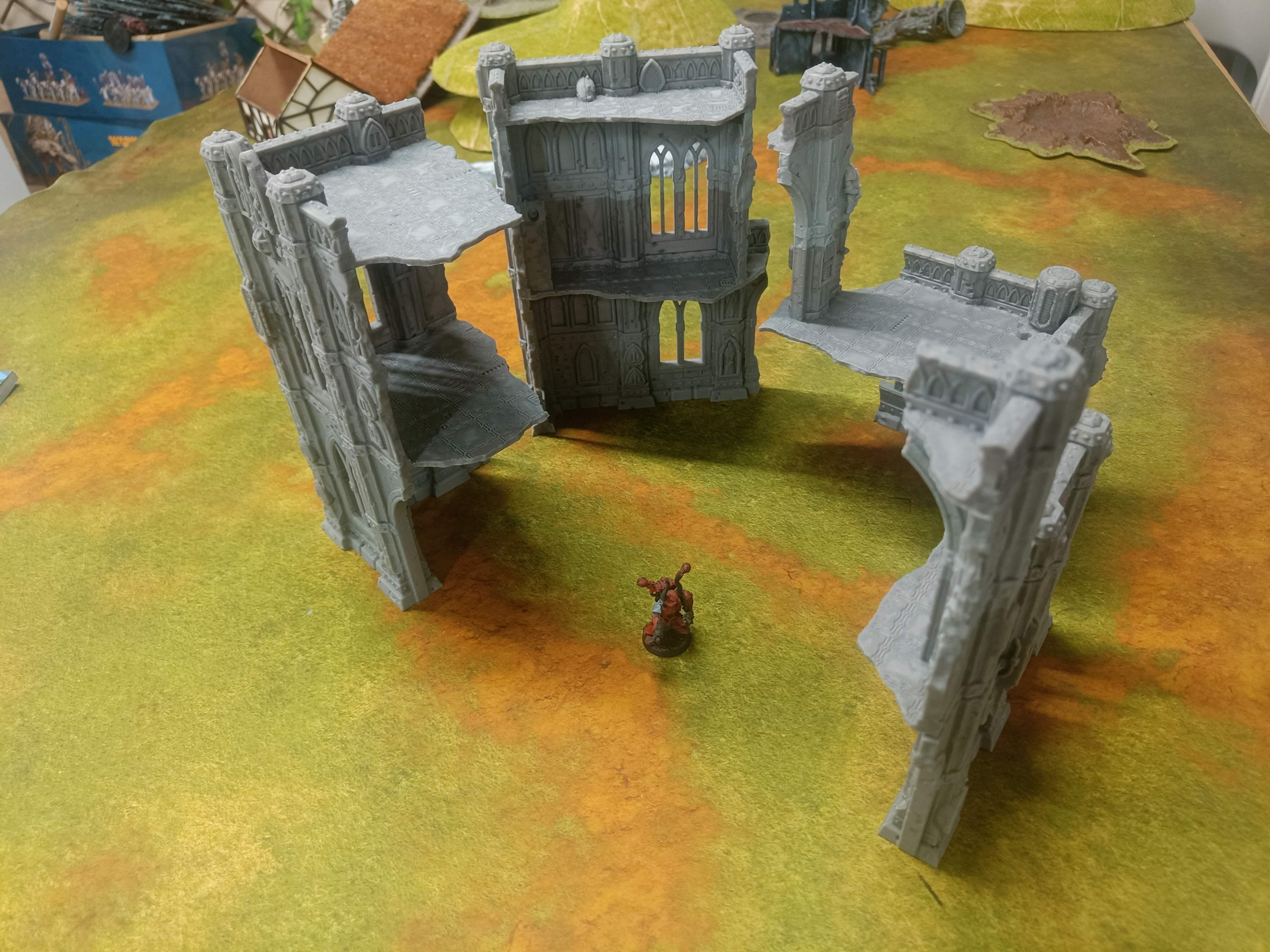 Domina Ferrum Large Sci-Fi Gothic Ruined Building / Small Battlefield thumbnail