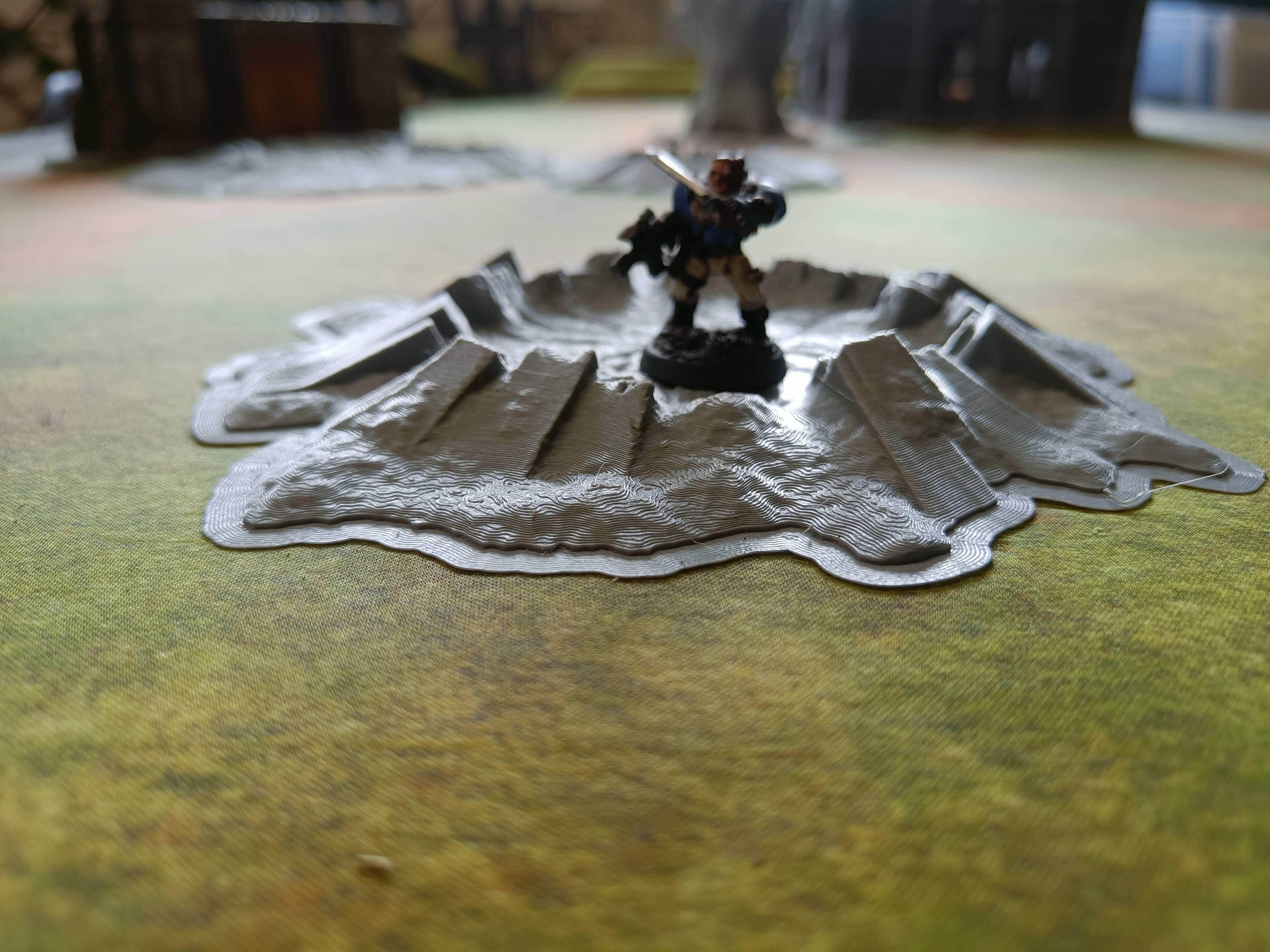 Battlefield Large Craters Fantasy / Sci-fi WW2 - Gifts for Geeks Leicester