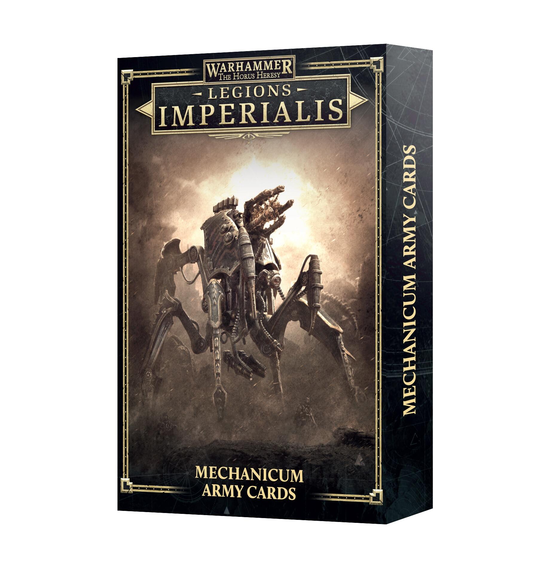 Legions Imperialis: Mechanicum Army List Cards - Gifts for Geeks Leicester