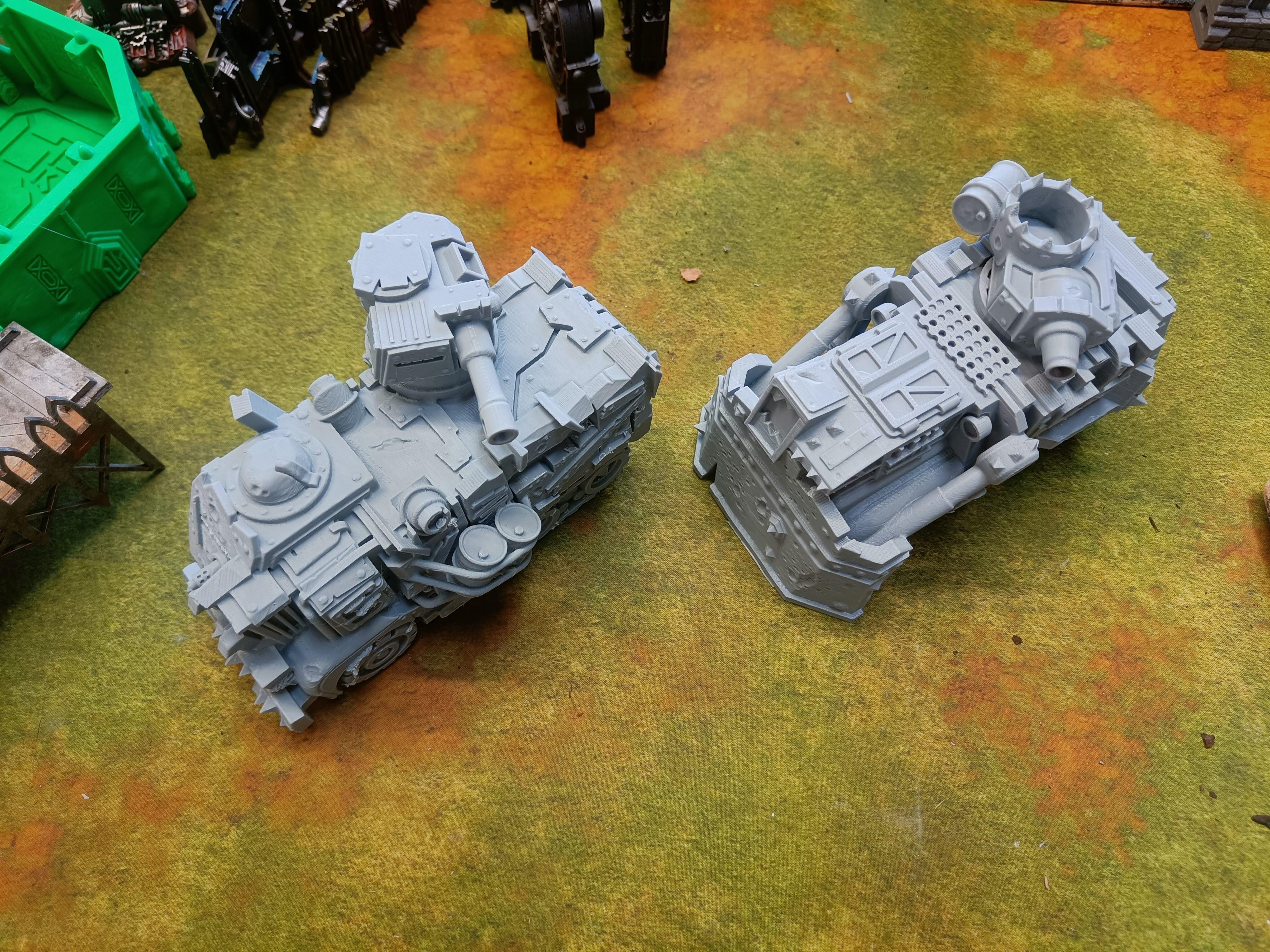 2 x Orc or Dystopian Transport Armoured APC - Gifts for Geeks Leicester