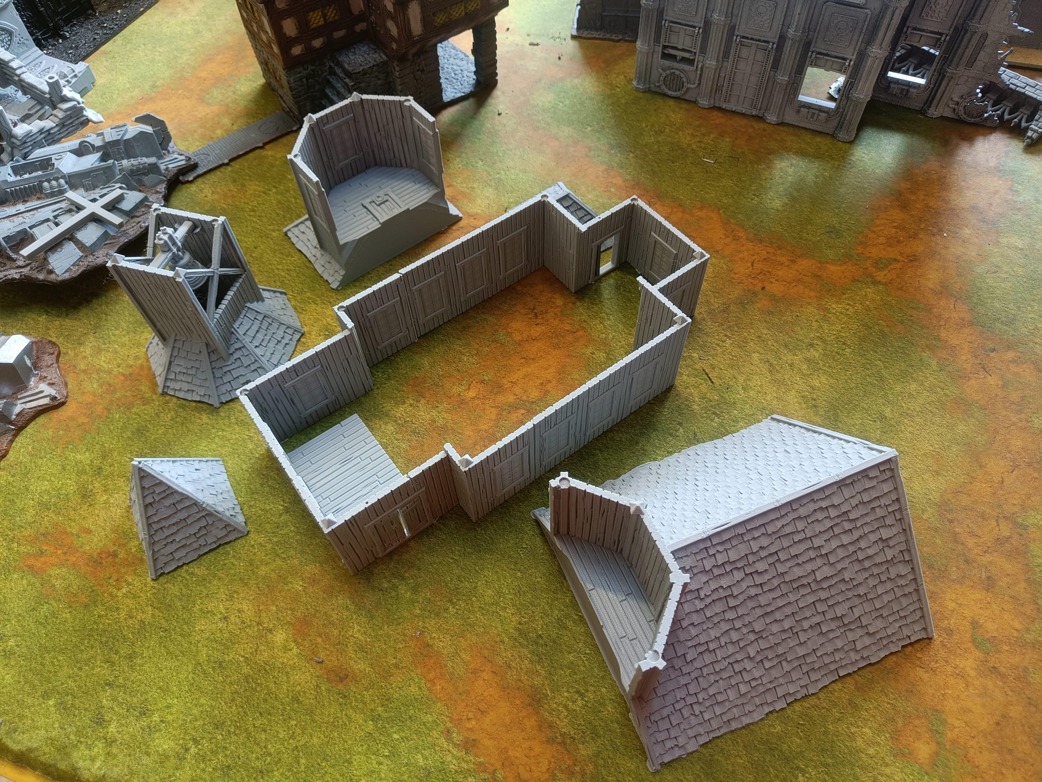 Large Wooden 28mm Scale Church - Historical / Fantasy thumbnail