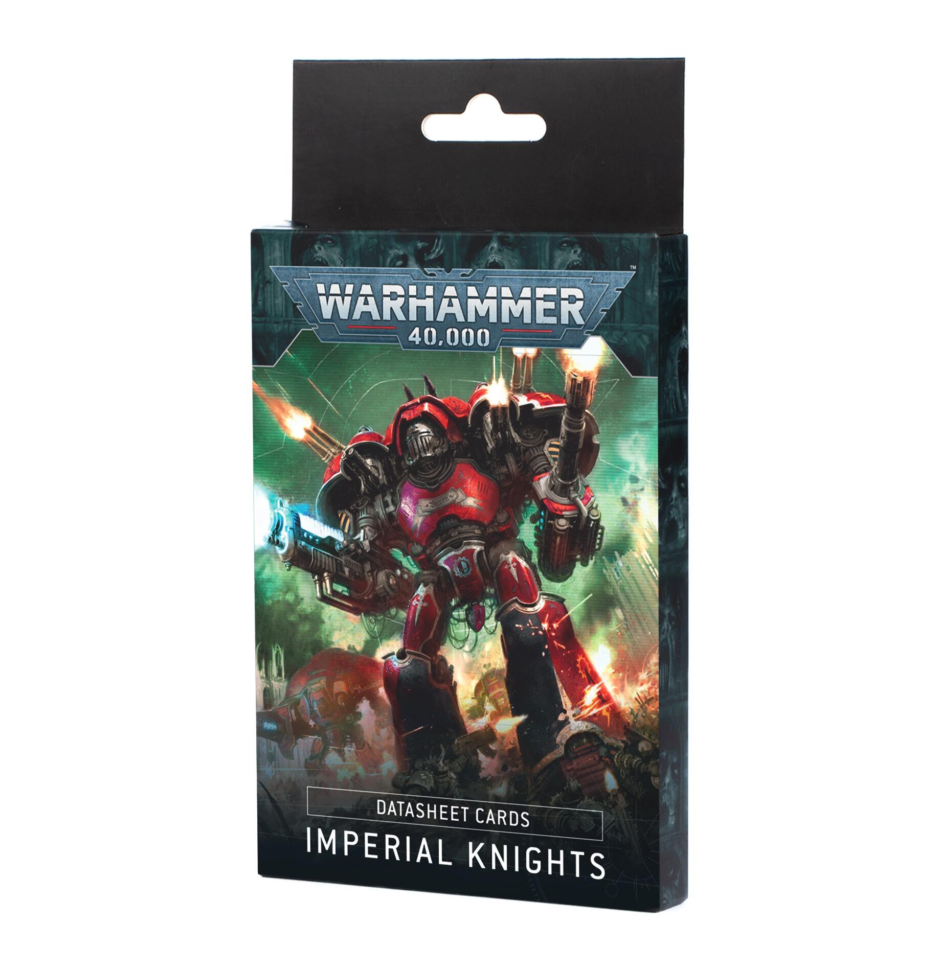 DATASHEET CARDS: IMPERIAL KNIGHTS (ENG) 2025 - Gifts for Geeks Leicester