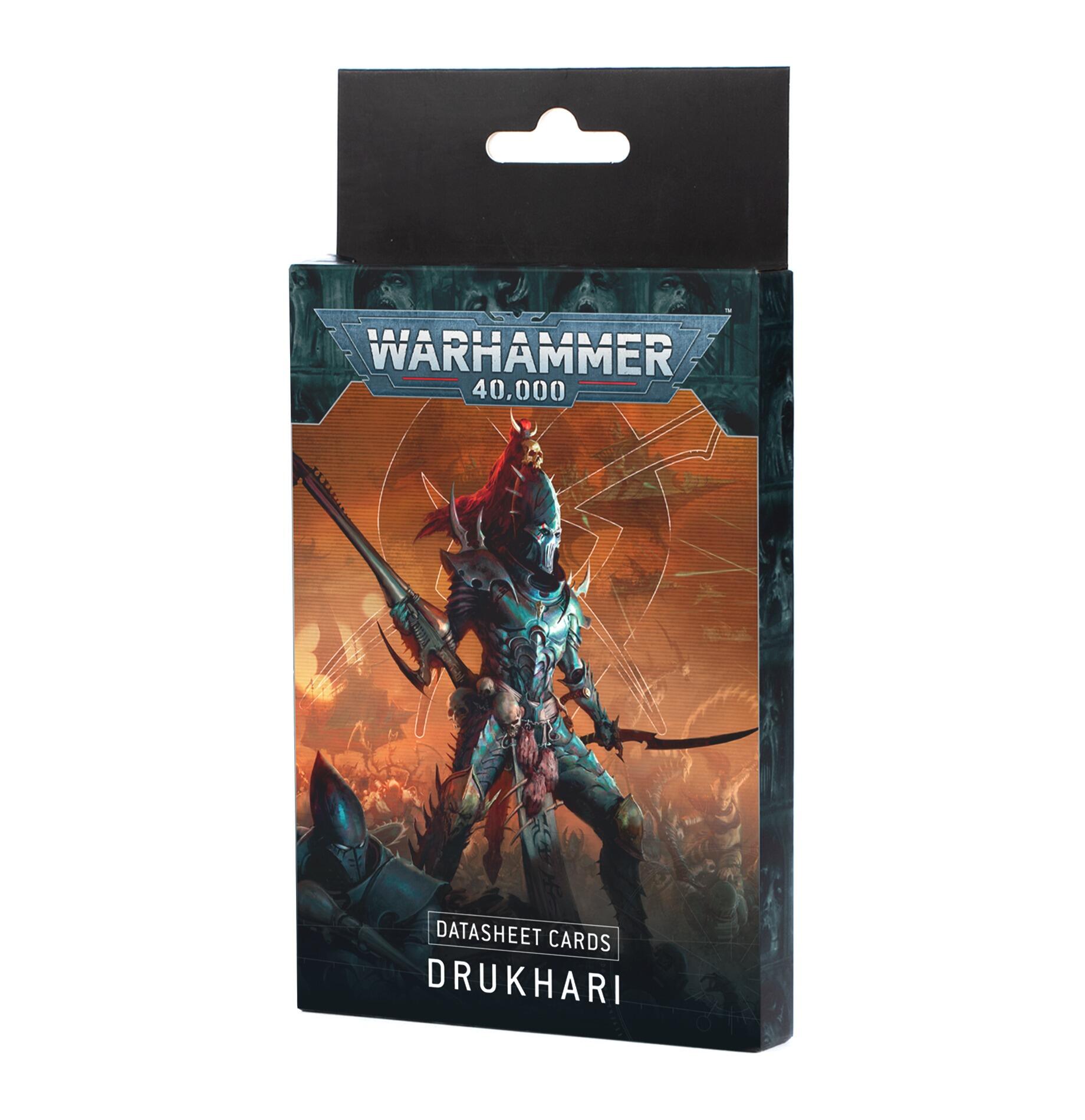 DATASHEET CARDS: DRUKHARI (ENGLISH) 2025 - Gifts for Geeks Leicester
