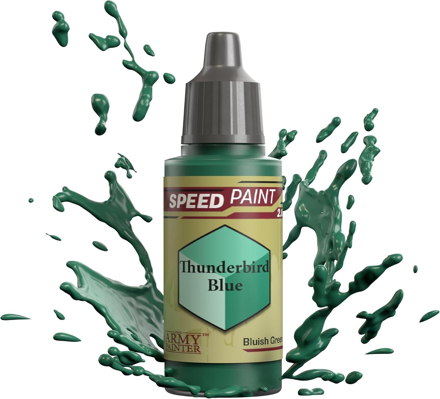 Speedpaint - Thunderbird Blue 2.0 - Gifts for Geeks Leicester