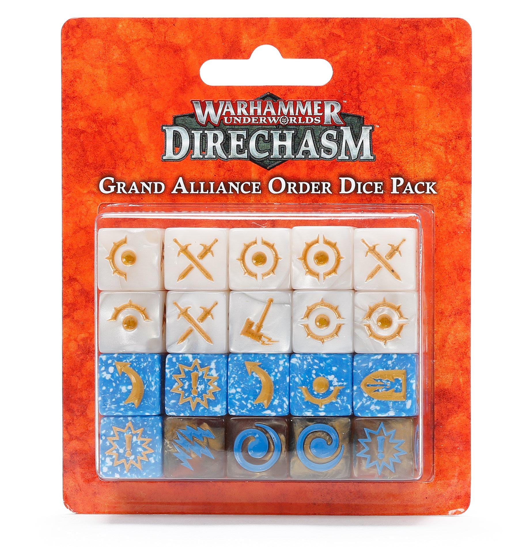 WHU: GRAND ALLIANCE ORDER DICE PACK - Gifts for Geeks Leicester