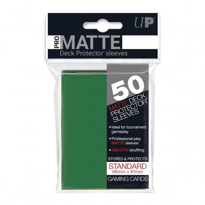 Ultra Pro Pack of 50 Standard Sized Sleeves: Green - Gifts for Geeks Leicester
