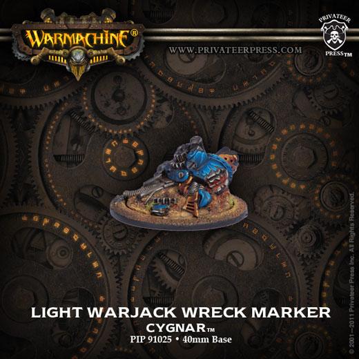 Warmachine: Cygnar: Light Warjack Wreck Marker - Gifts for Geeks Leicester