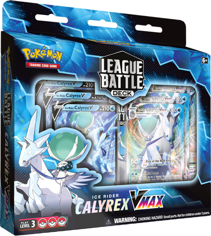 Pokémon TCG Ice Rider Calyrex VMAX League Battle Deck - Gifts for Geeks Leicester