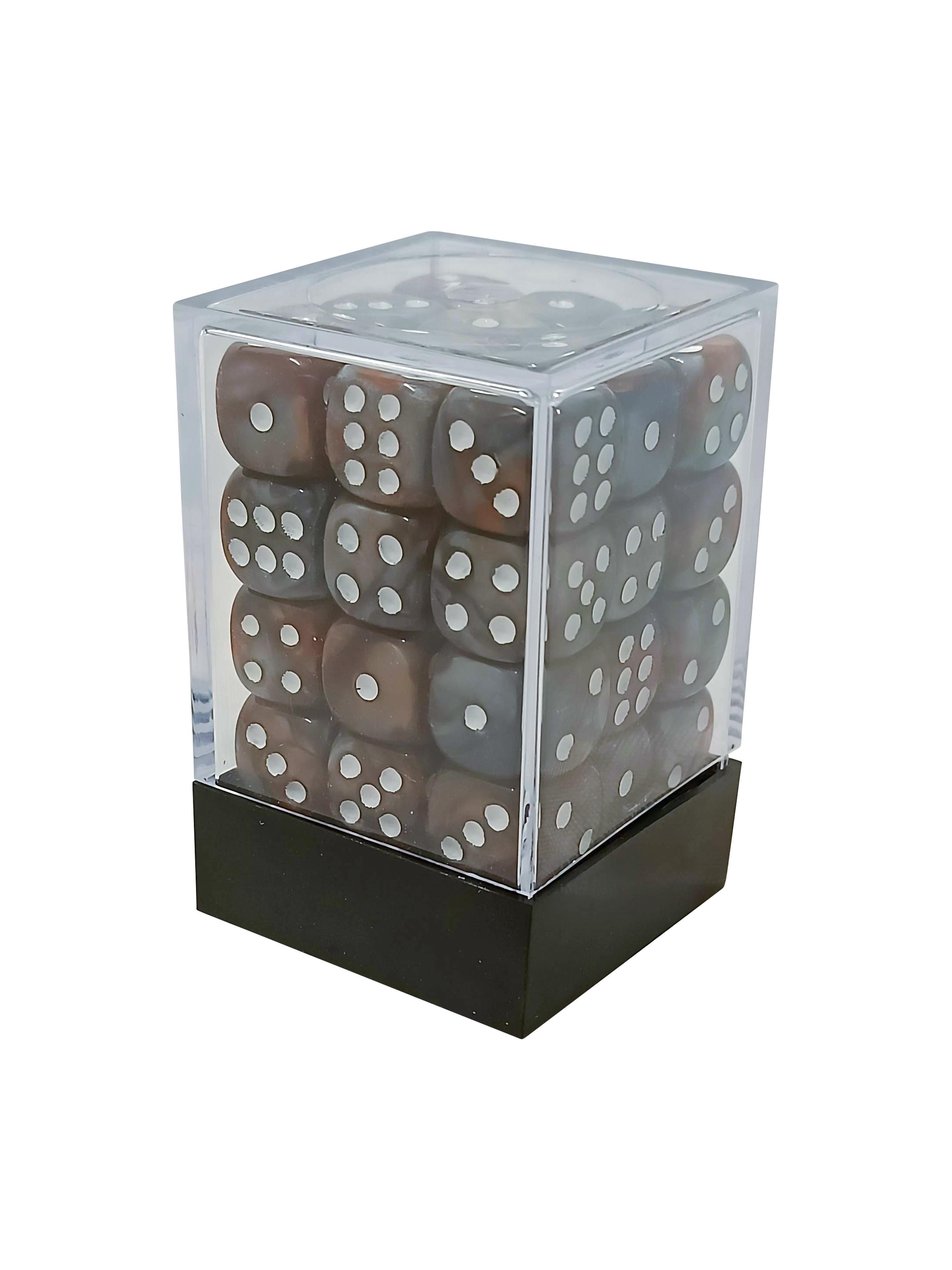 36 x 12MM d6 Industrial DICE set - Copper & Steel - Gifts for Geeks Leicester