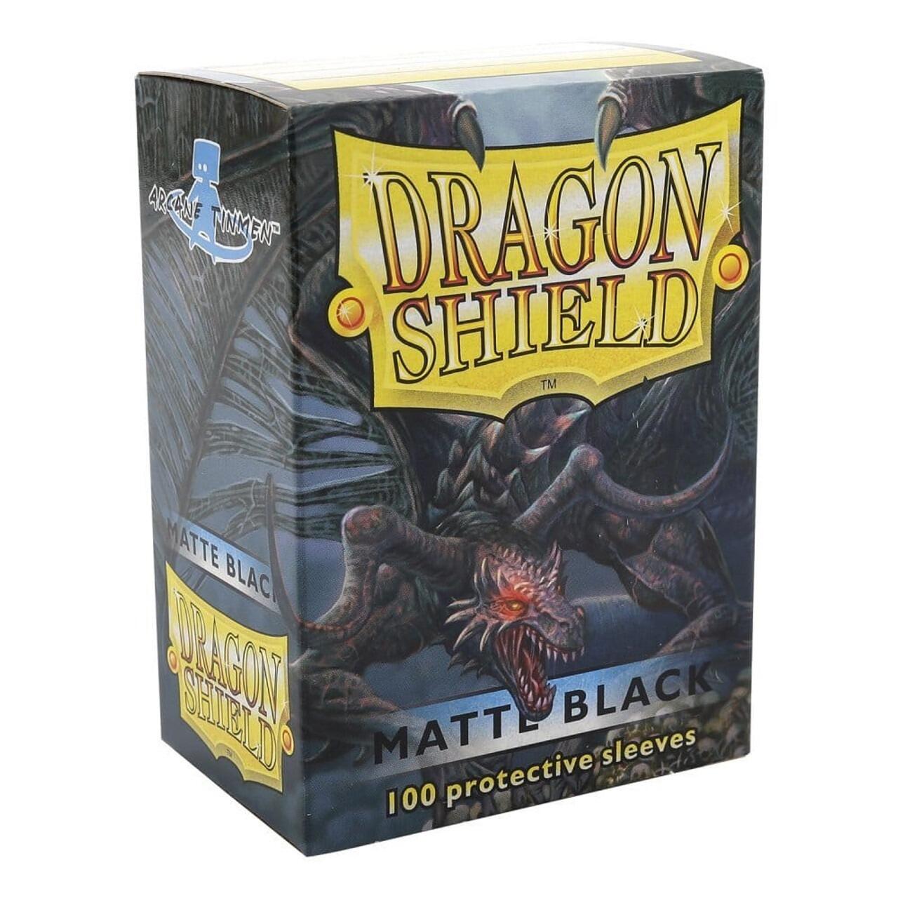 Dragon Shield Sleeves Matte Black (100) - Gifts for Geeks Leicester