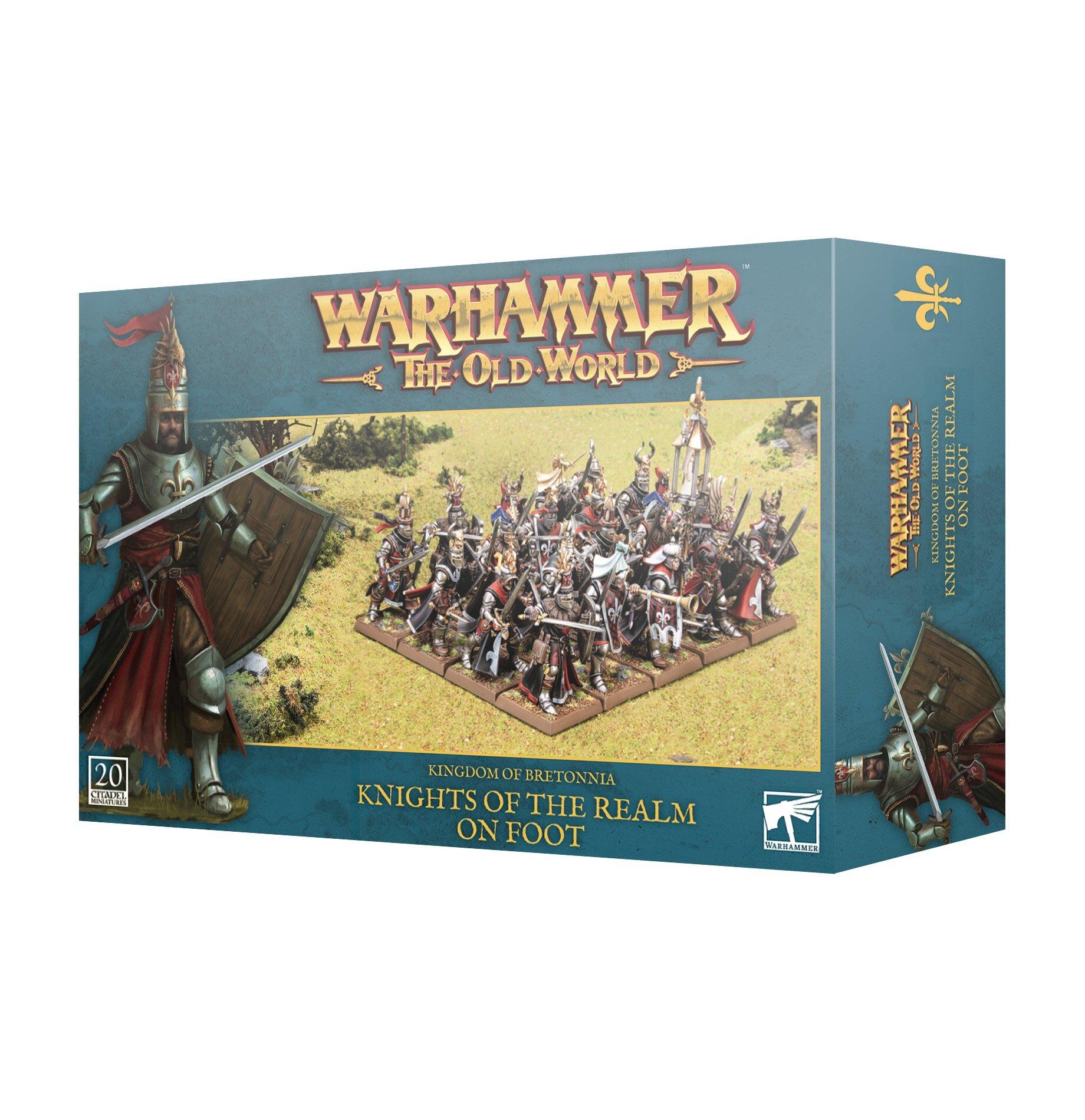 KINGDOM OF BRETONNIA: KNIGHTS OF THE REALM ON FOOT - Gifts for Geeks Leicester