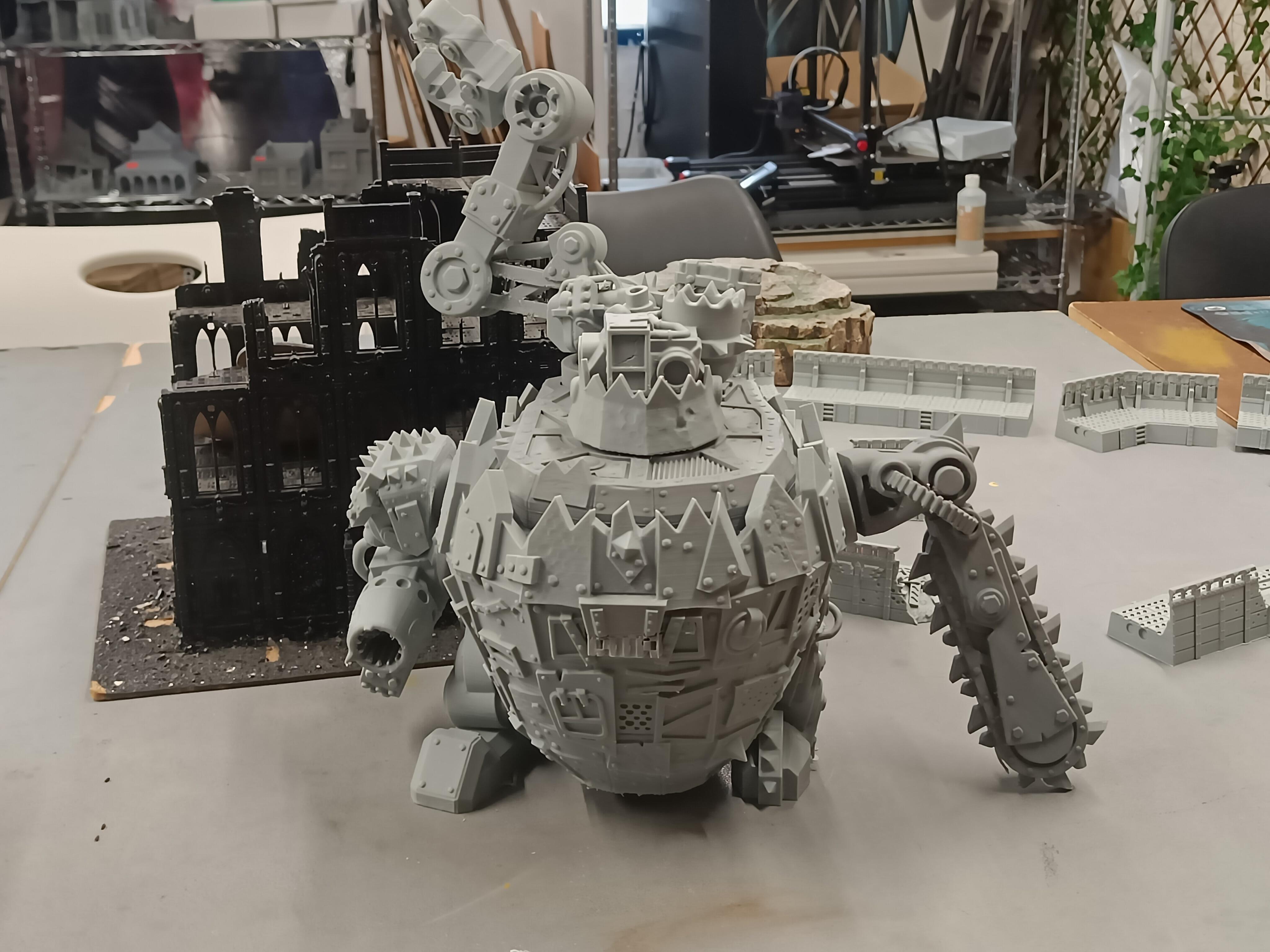 Gigantic Orc Big Super Heavy Battle Walker Sci-fi Mechanised Transport thumbnail
