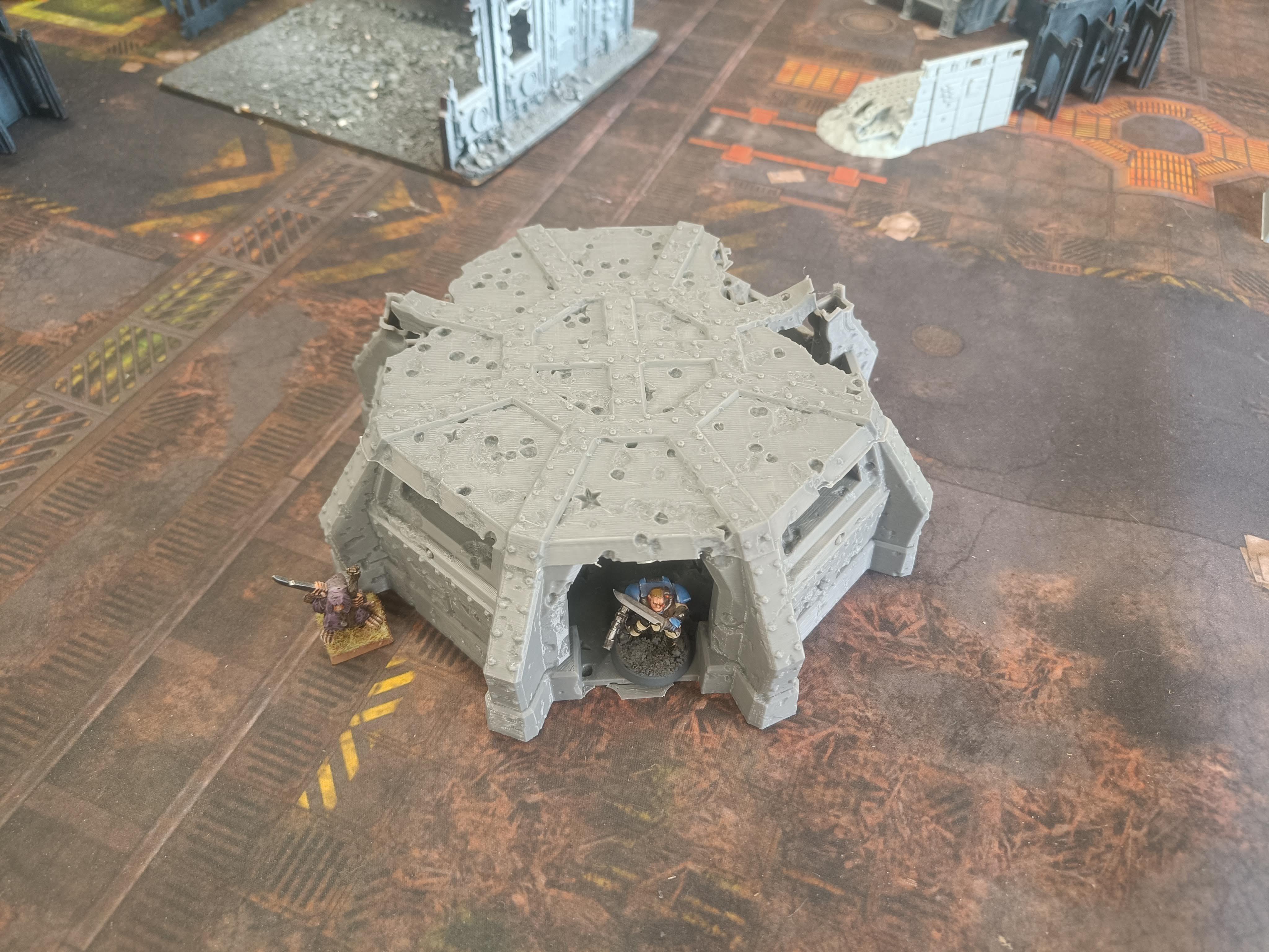 Damaged Bunker Sci-fi, Fantasy or Medieval Scenery - Gifts for Geeks Leicester