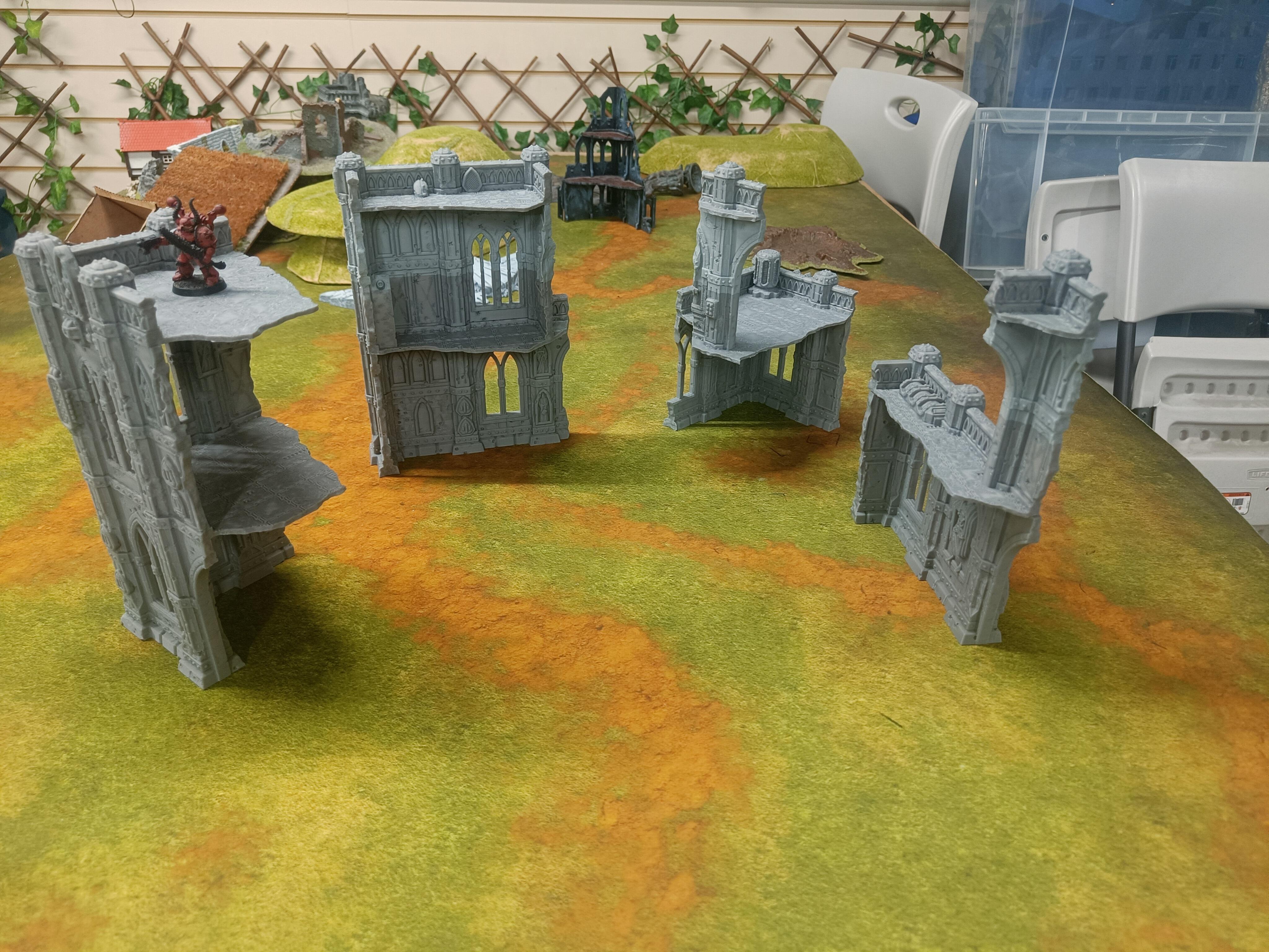 Domina Ferrum Large Sci-Fi Gothic Ruined Building / Small Battlefield thumbnail