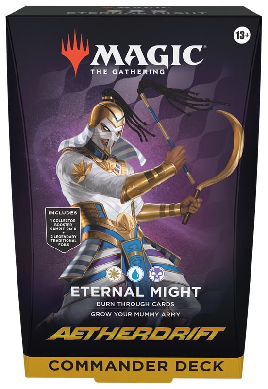 Magic the Gathering: AetherDrift - Commander Deck Eternal Might - Gifts for Geeks Leicester