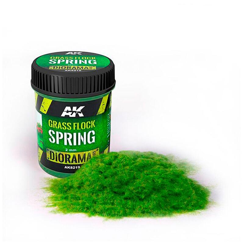 Grass Flock 2mm Spring 250ML - Gifts for Geeks Leicester