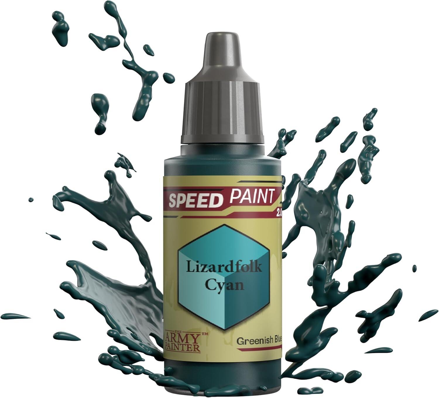 Speedpaint - Lizardfolk Cyan 2.0 - Gifts for Geeks Leicester