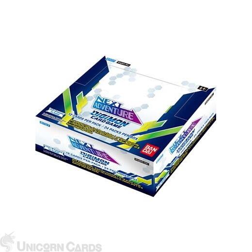 Digimon Card Game - Next Adventure Booster Display Box BT07 - Gifts for Geeks Leicester