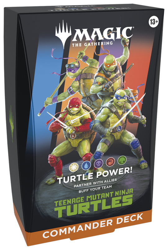 Teenage Mutant Ninja Turtles - Commander Deck Turtle Power - Gifts for Geeks Leicester