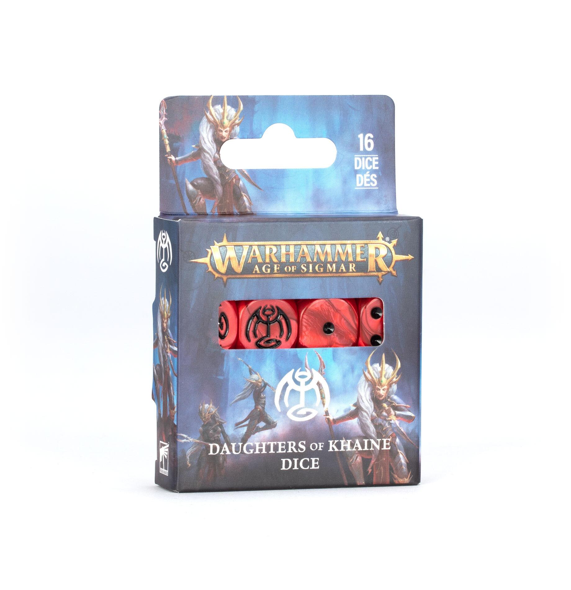 AGE OF SIGMAR: DAUGHTERS OF KHAINE DICE 2026 - Gifts for Geeks Leicester