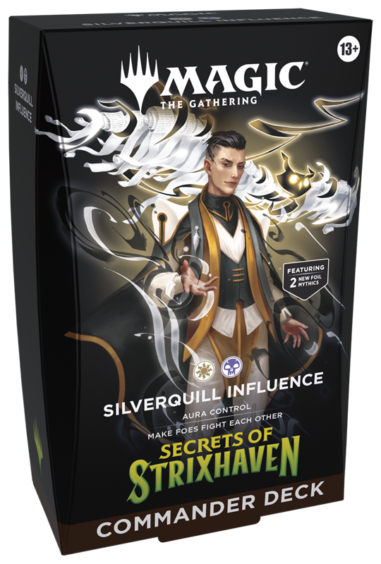 Secrets of Strixhaven - Commander Deck Silverquill Influence - Gifts for Geeks Leicester