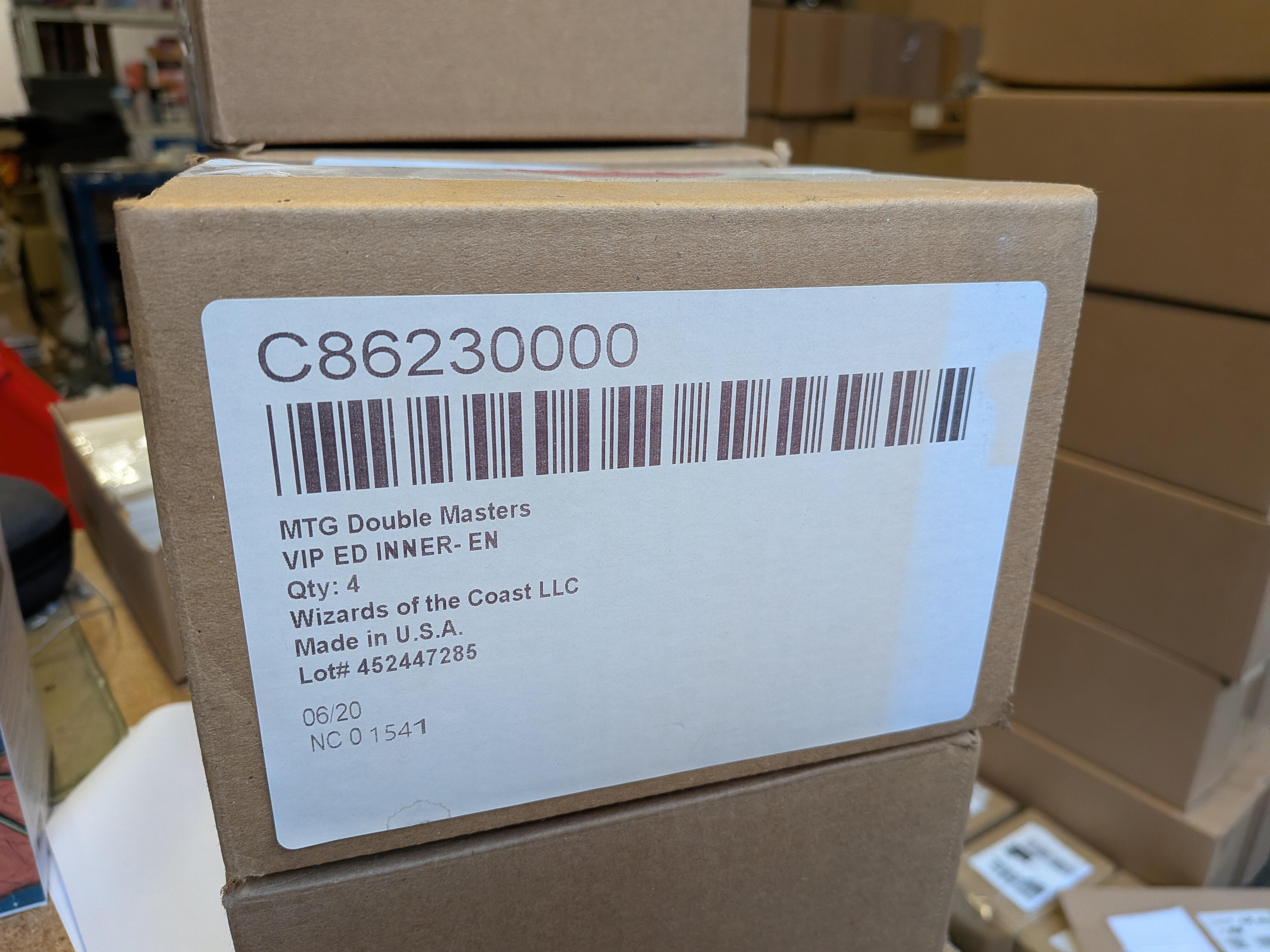 MTG Double Masters VIP Edition Booster Sealed Inner Case (4 booster Packs) - Gifts for Geeks Leicester