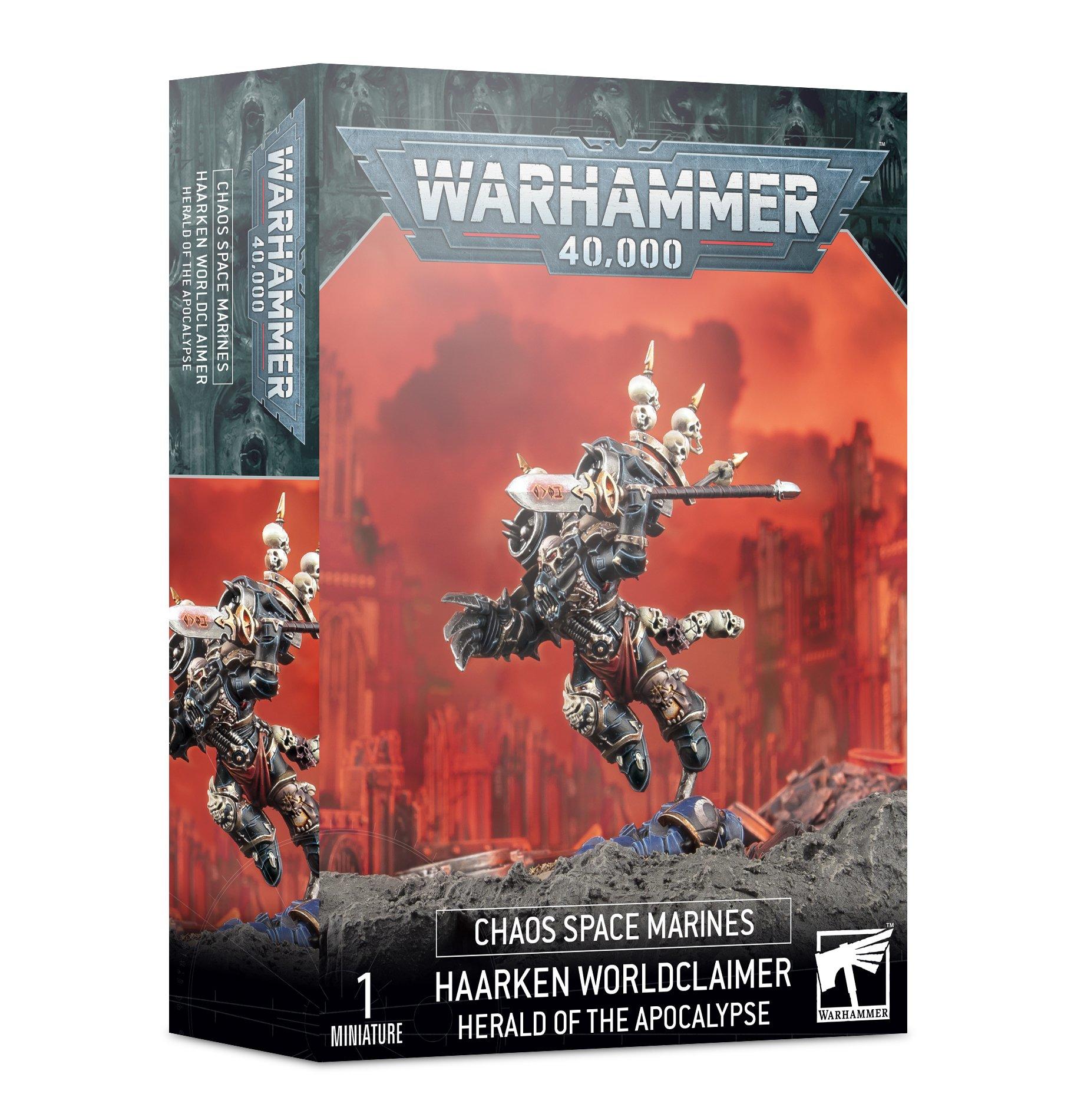 CHAOS Space Marines: HAARKEN WORLDCLAIMER - Gifts for Geeks Leicester