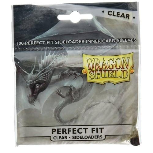 Dragonshield Standard sized perfect fit side loader Sleeves clear 100 - Gifts for Geeks Leicester