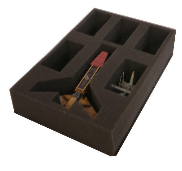 50mm Hound's Tooth X-Wing Half Tray - Gifts for Geeks Leicester