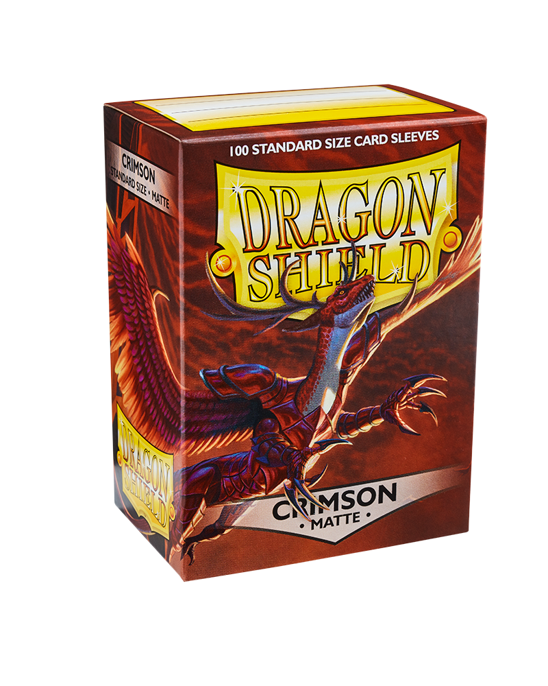 Dragon Shield Sleeves Matte Crimson (100) thumbnail
