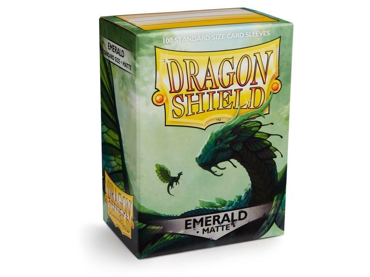 Dragon Shield Sleeves Matte Emerald (100) thumbnail