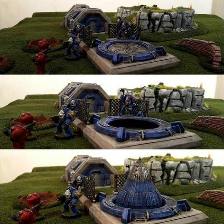 Sci-Fi Launch Pad Terrain Scenery - Gifts for Geeks Leicester