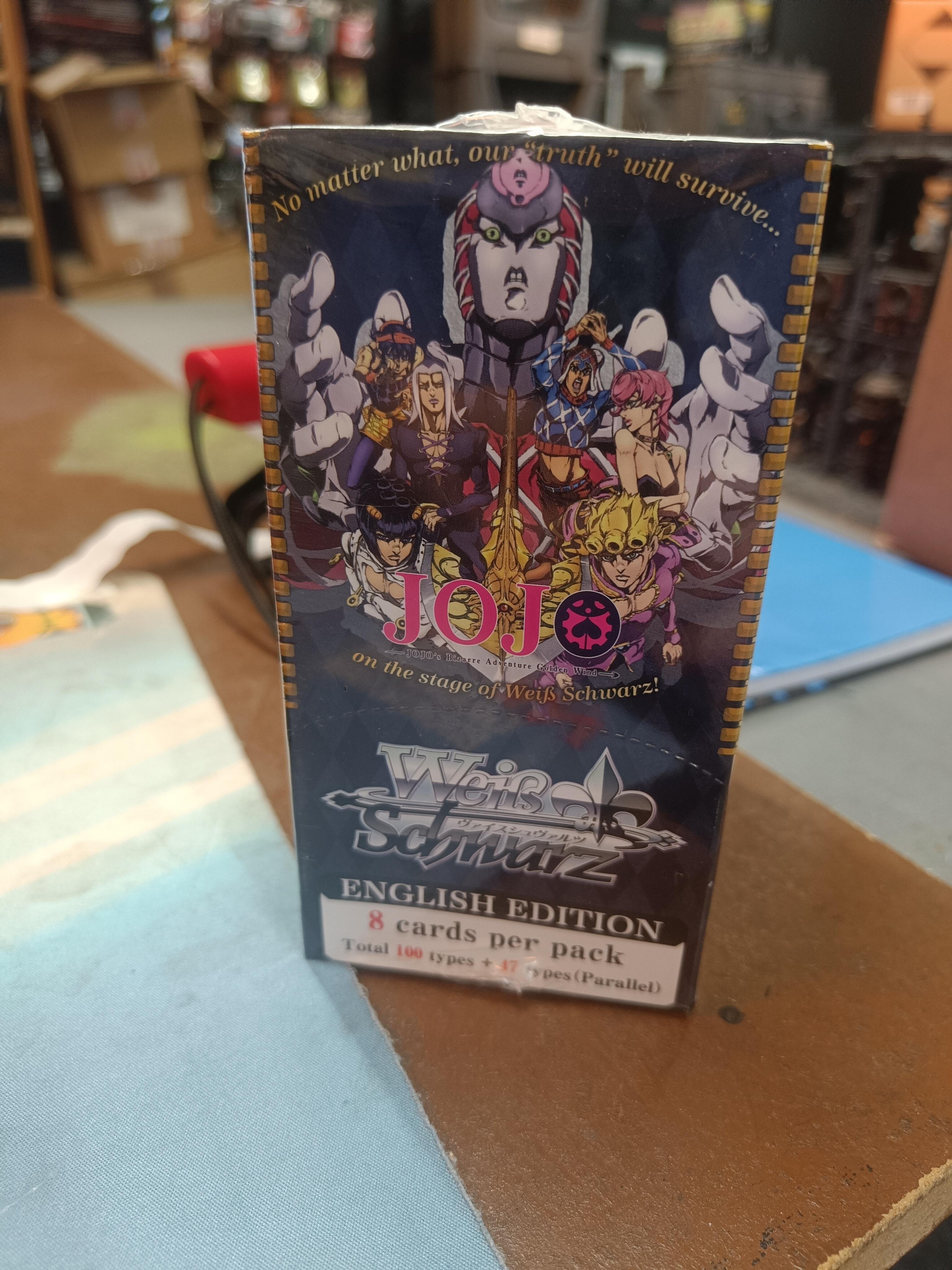 English Booster BOX (20 packs) - Jojo's Bizzare Adventure: Golden Wind - 1st Edition - Gifts for Geeks Leicester