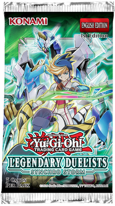 Yu-Gi-Oh! Sealed Booster PACK Legendary Duelists 8 - Synchro Storm (1st Edition) - Gifts for Geeks Leicester