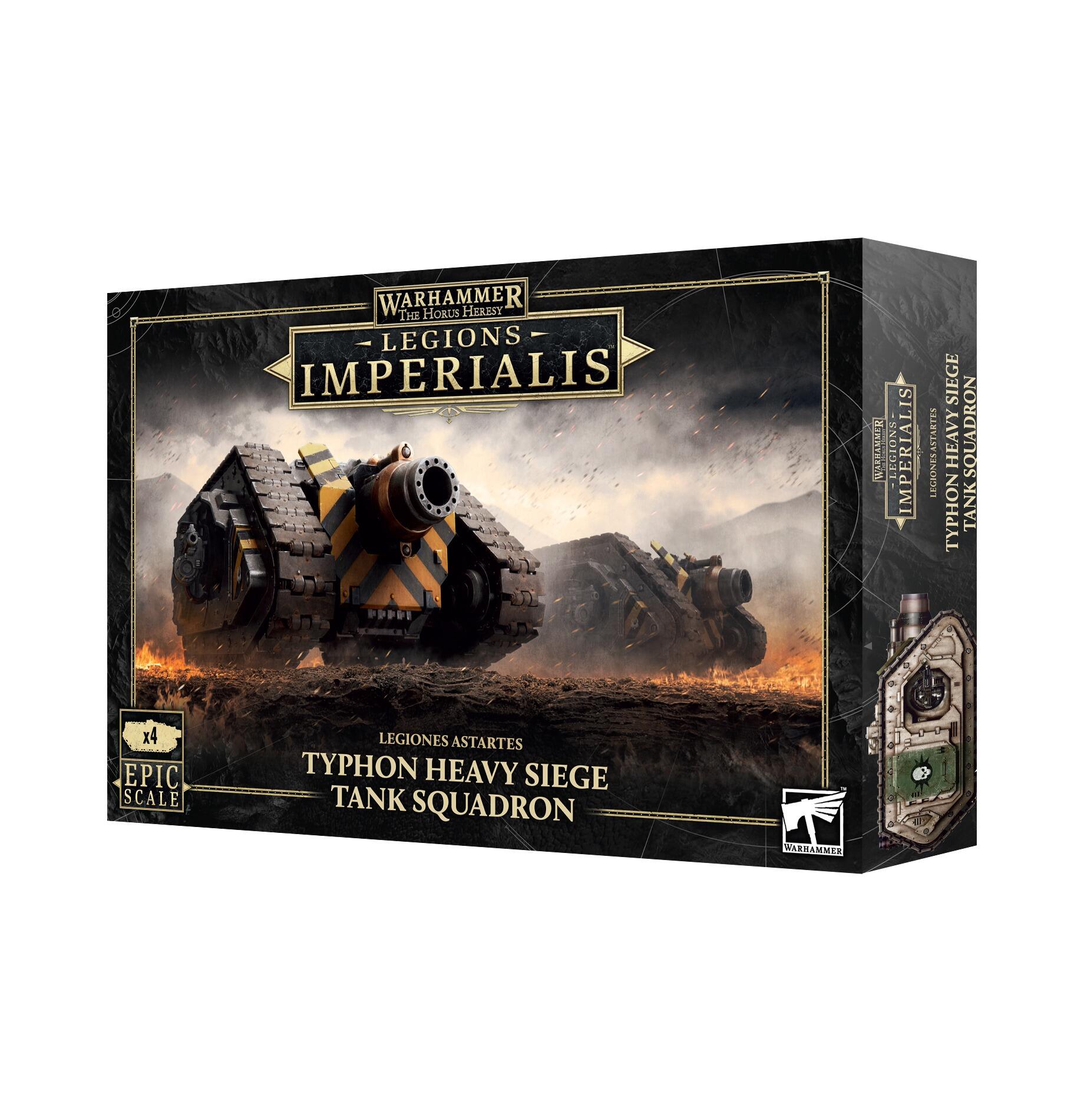 LEGIONS IMPERIALIS: TYPHON HEAVY SIEGE TANK SQUADRON - Gifts for Geeks Leicester