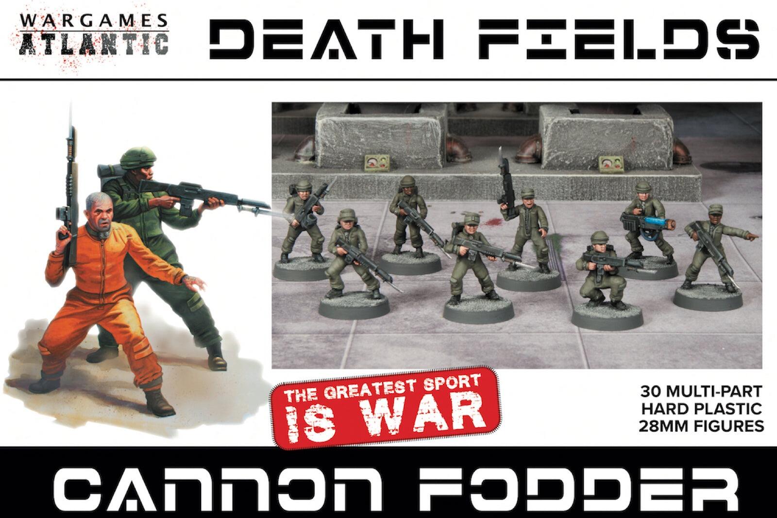 Cannon Fodder - 30 Hard Plastic Conscript Troops - Gifts for Geeks Leicester